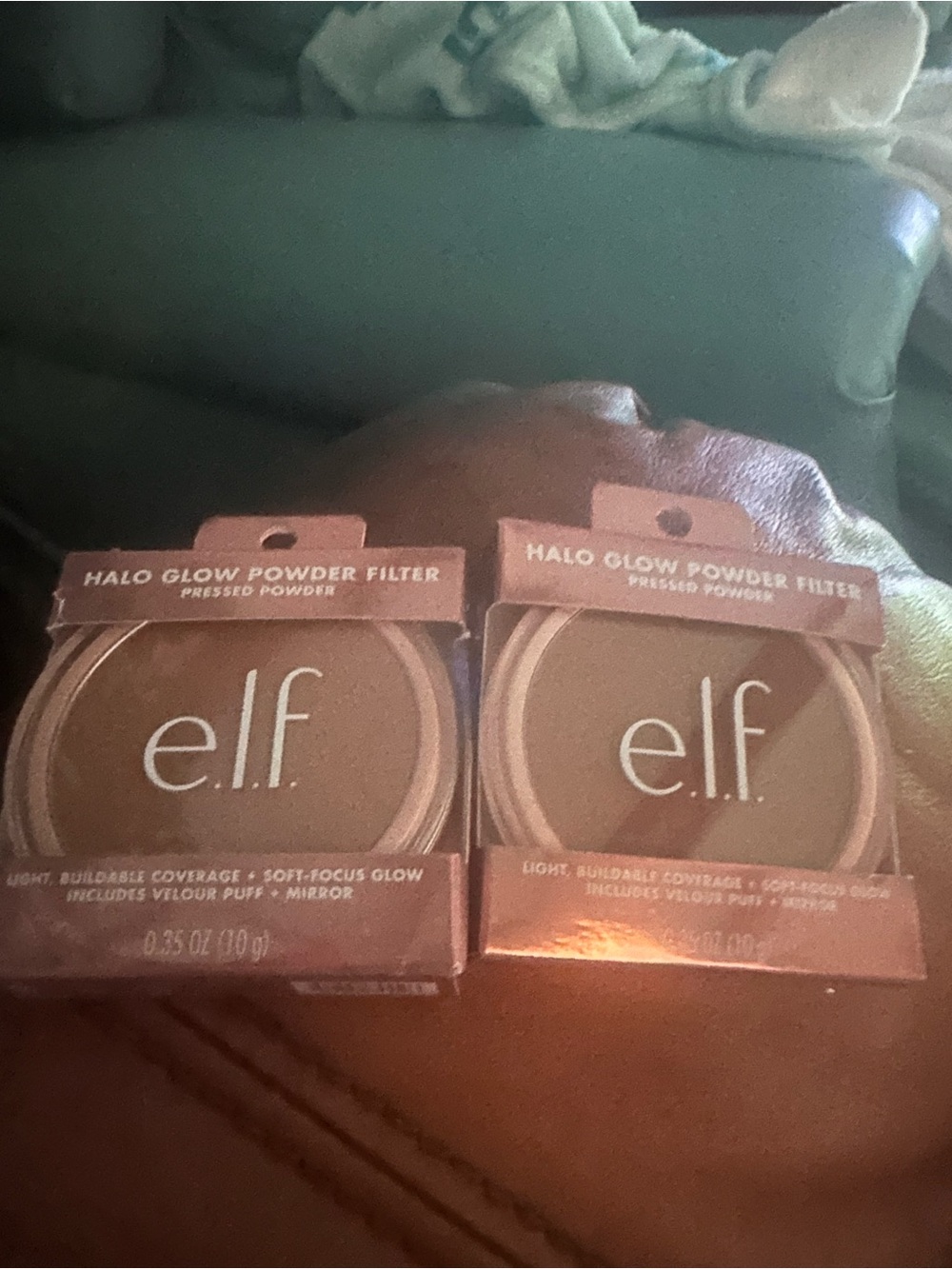 2 ELF Halo Glow Pressed Powder Duo - Bronze Tone